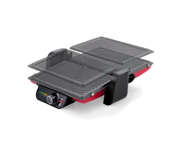 Grelhador FLAMA de Placas Vermelho 2000W - 4561FL - Image 3