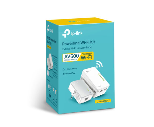TP Link Powerline AV600 WPA4220 Kit - Image 3