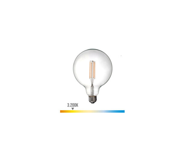 Lâmpada Balão c/ Filamento LED E27 6W 3200K EDM